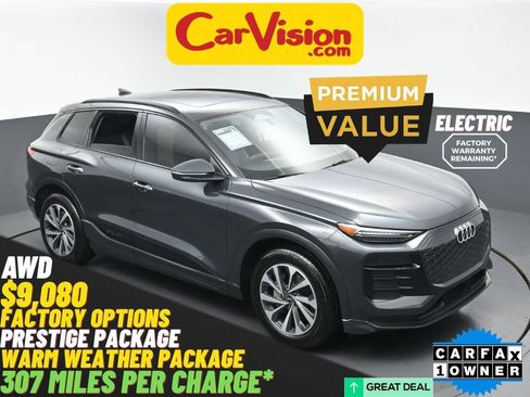 Used 2025 Audi Q6 e-tron Prestige w/ Black Warm Weather Package AWD/4WD image 1