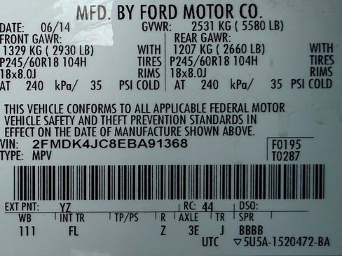 Used 2014 Ford Edge SEL AWD/4WD image 28