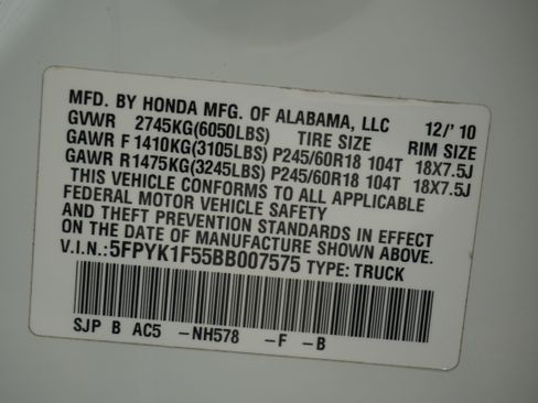 Used 2011 Honda Ridgeline RTL image 30