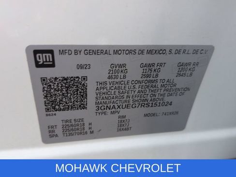 Used 2024 Chevrolet Equinox LT AWD/4WD image 34