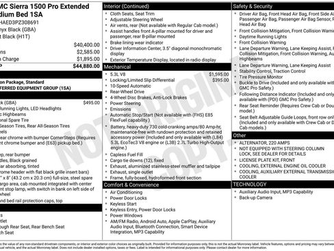 Certified 2023 GMC Sierra 1500 Pro RWD image 17