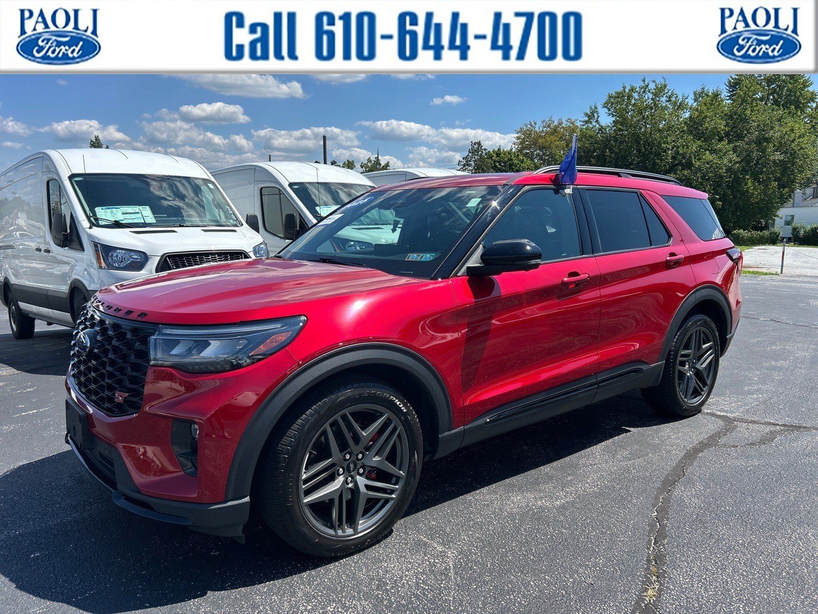 Certified 2025 Ford Explorer ST w/ Sun And Sound Package AWD/4WD image 1