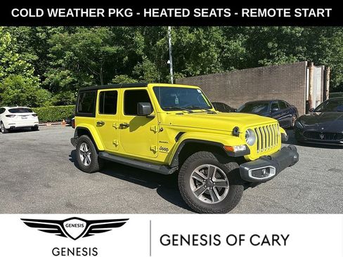 Used 2023 Jeep Wrangler Unlimited Sahara w/ Cold Weather Group AWD/4WD image 1