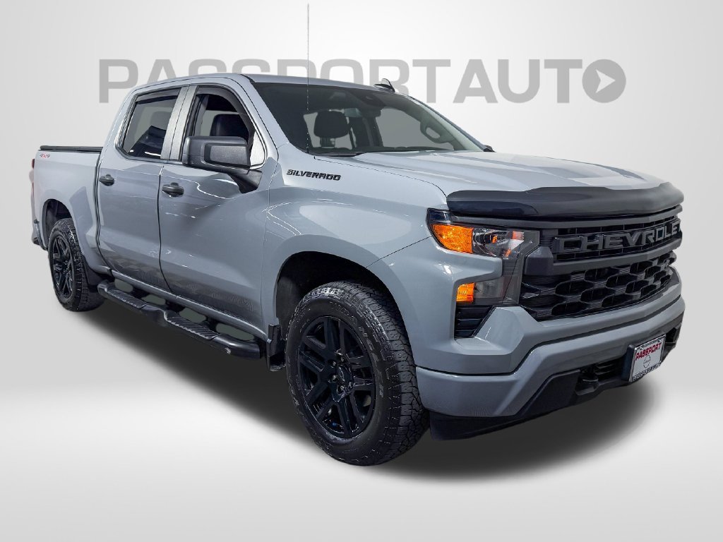 Used 2024 Chevrolet Silverado 1500 Custom w/ Turbomax Blackout Package AWD/4WD image 3