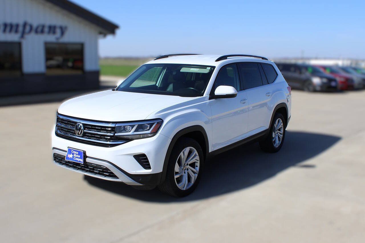 Used 2021 Volkswagen Atlas SE w/ Towing Package FWD image 1