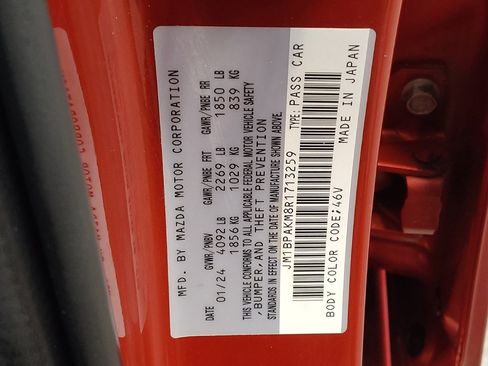 Used 2024 MAZDA MAZDA3 s FWD image 33