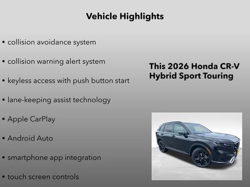 New 2026 Honda CR-V Sport Touring image 10