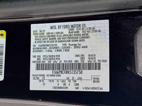 Used 2022 Ford Mustang GT RWD image 26