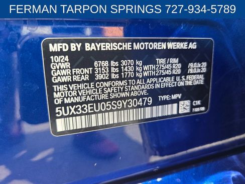 Used 2025 BMW X5 M60i w/ Climate Comfort Package AWD/4WD image 21