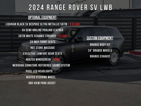 Used 2024 Land Rover Range Rover SV image 5