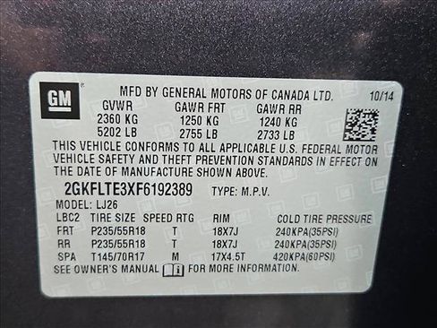 Used 2015 GMC Terrain SLT FWD image 25