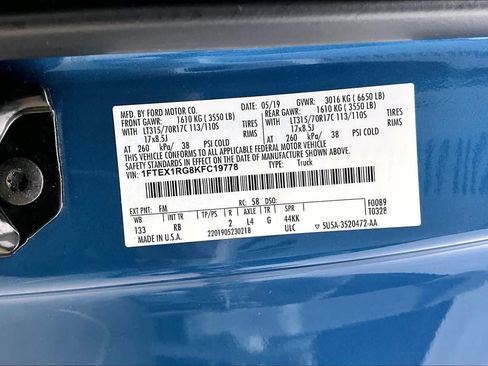 Used 2019 Ford F150 Raptor w/ Equipment Group 801A Mid AWD/4WD image 33