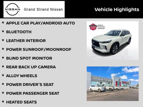 Used 2023 INFINITI QX60 Luxe w/ Performance Audio Package FWD image 4