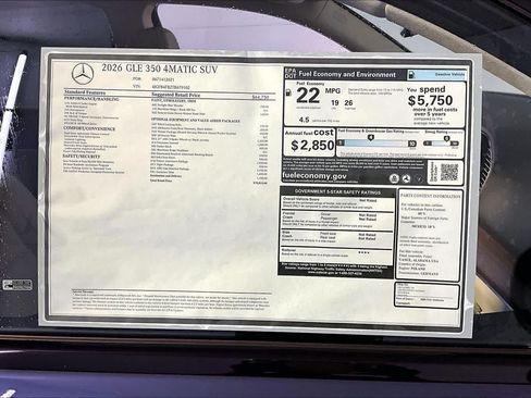 New 2026 Mercedes-Benz GLE 350 4MATIC image 18