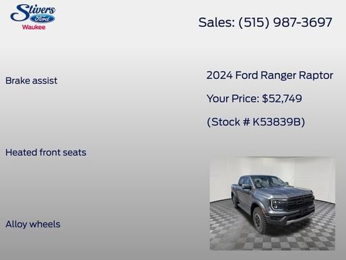Used 2024 Ford Ranger Raptor AWD/4WD image 16