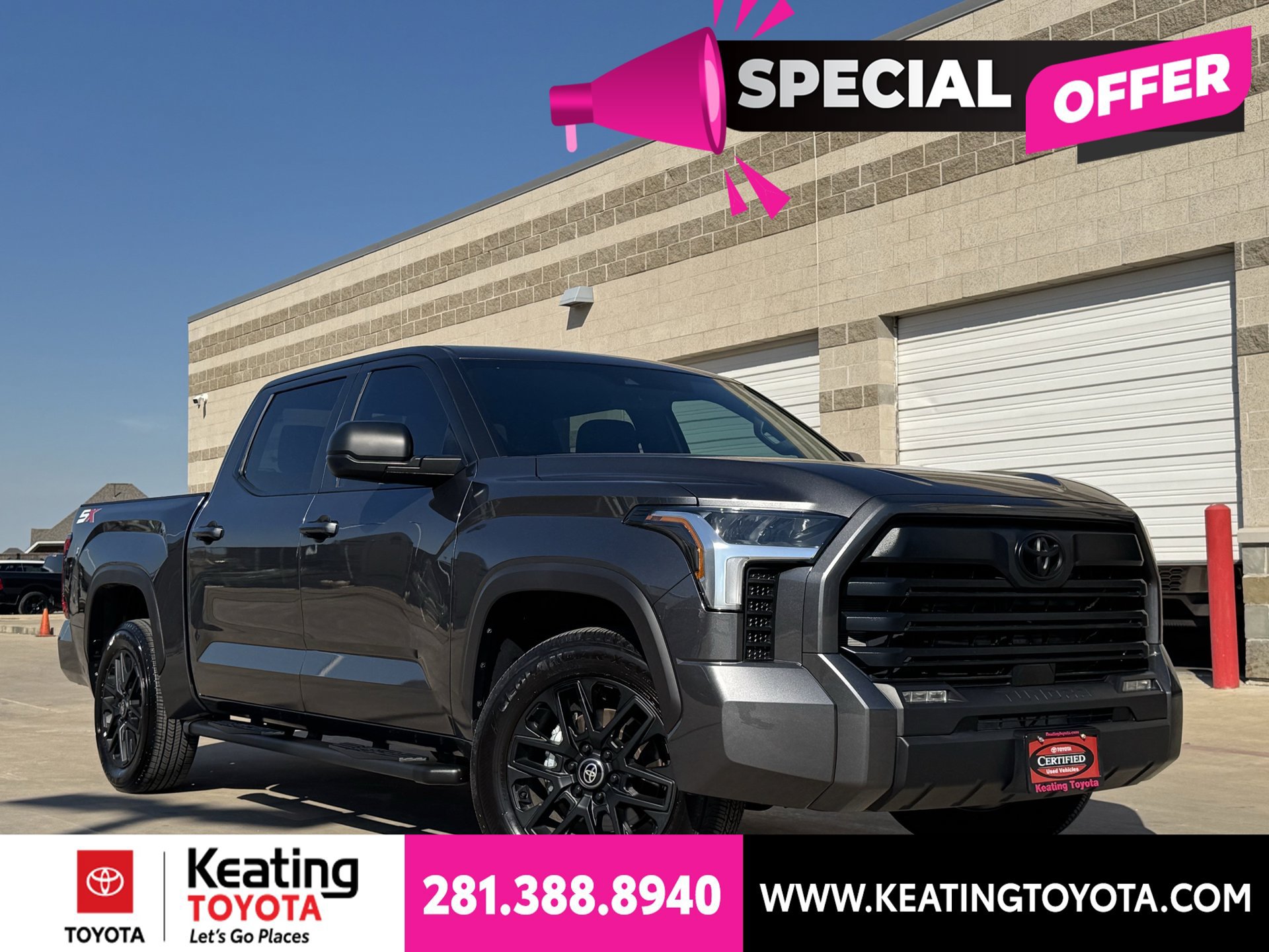Certified 2026 Toyota Tundra SR5 w/ SX Package RWD 360° Tour