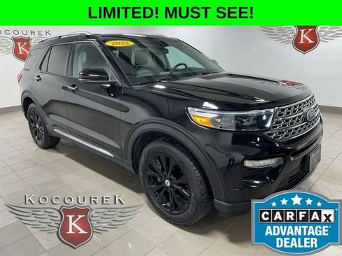 Used 2022 Ford Explorer Limited w/ Class IV Trailer Tow Package AWD/4WD image 1
