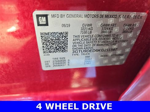 Used 2019 GMC Sierra 1500 SLT w/ SLT Premium Plus Package image 35