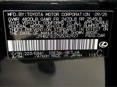 Certified 2025 Lexus IS 350 F Sport w/ Navigation Package image 27