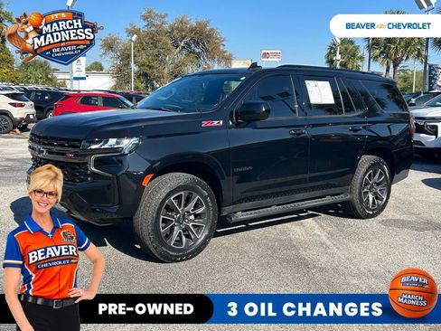 Used 2021 Chevrolet Tahoe Z71 w/ Rear Media and Nav Package image 1