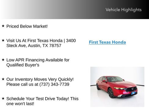 Used 2025 Honda Accord Touring image 10