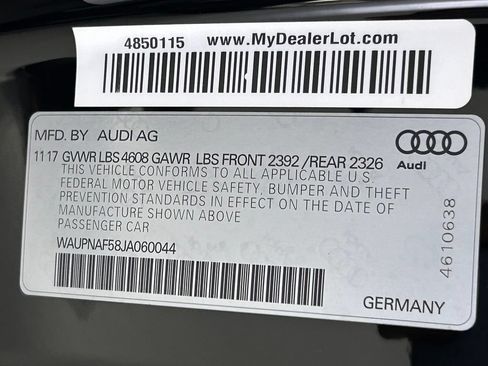 Used 2018 Audi A5 2.0T Premium Plus w/ Premium Plus AWD/4WD image 36