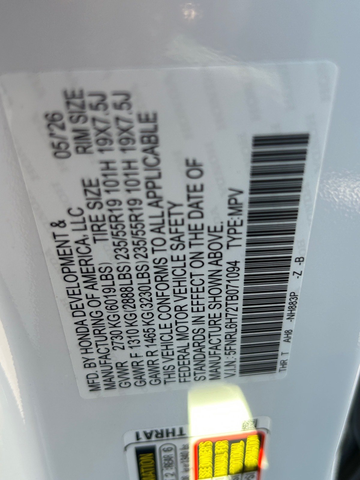 Certified 2026 Honda Odyssey Sport-L image 33