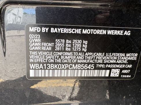 Certified 2023 BMW M550i xDrive w/ Dynamic Handling Package AWD/4WD image 16