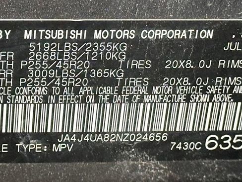 Used 2022 Mitsubishi Outlander SE AWD/4WD image 58