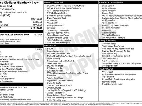Used 2025 Jeep Gladiator Sport AWD/4WD image 5