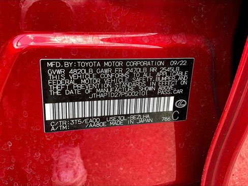 Used 2023 Lexus IS 500 w/ Accessory Package RWD image 34