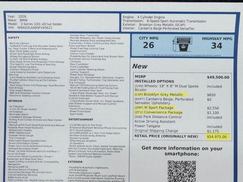 Used 2025 BMW 330i xDrive Sedan image 53