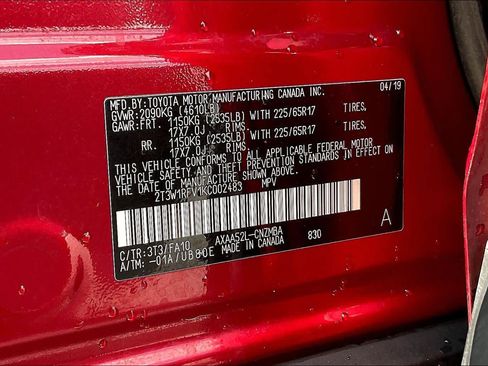 Used 2019 Toyota RAV4 XLE FWD image 33