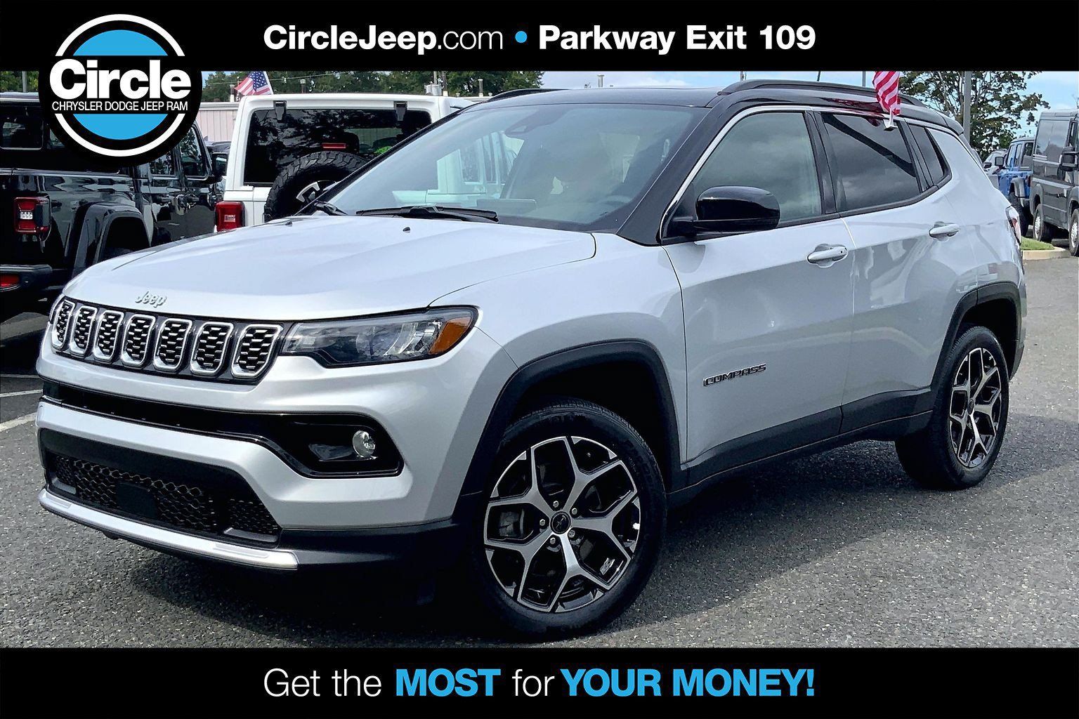 Used 2025 Jeep Compass Limited w/ Sun & Sound Group AWD/4WD 360° Tour