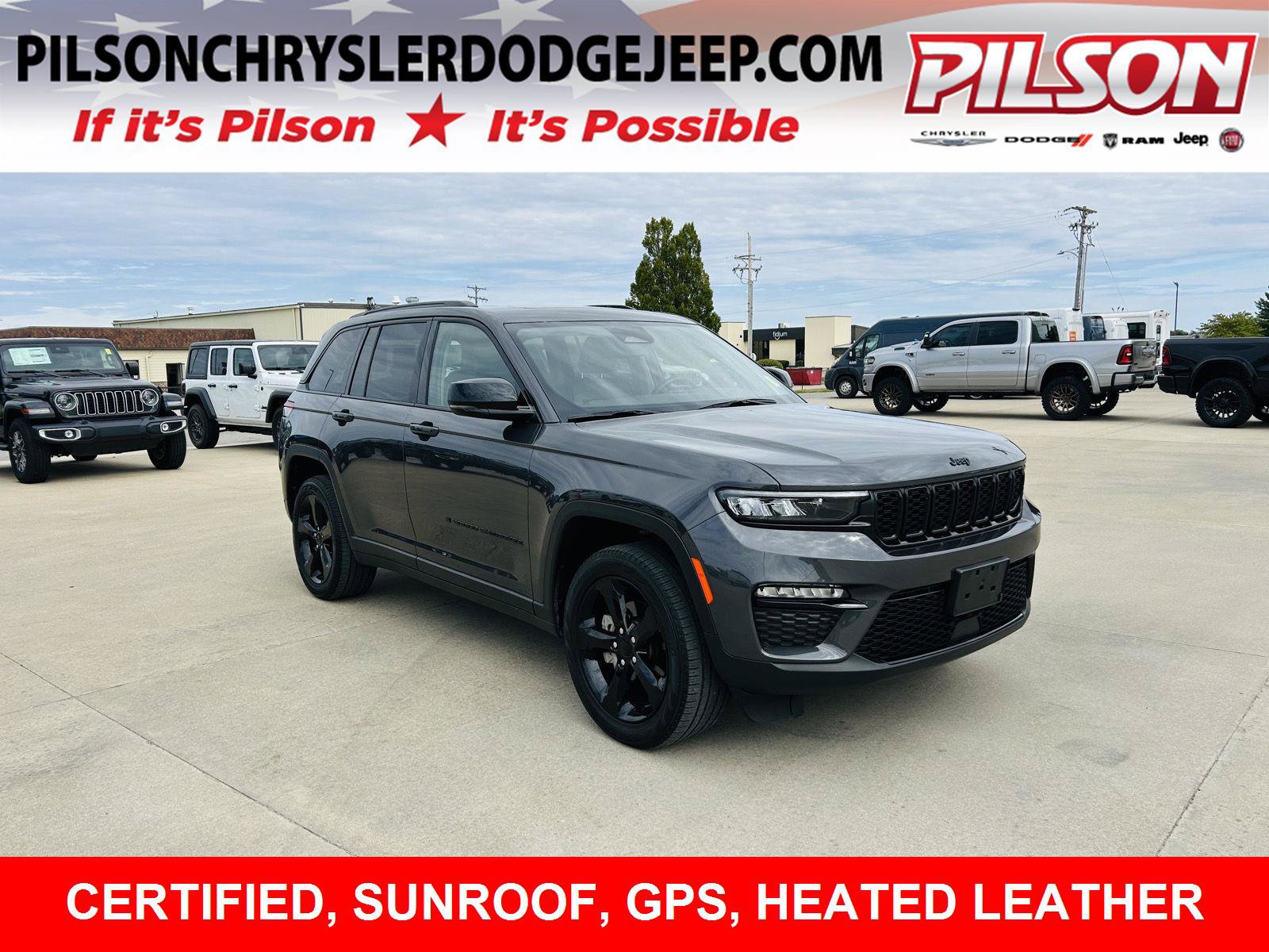 Used 2023 Jeep Grand Cherokee Limited w/ Black Appearance Package AWD/4WD image 1