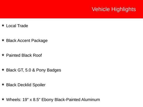 Used 2019 Ford Mustang GT w/ Black Accent Package image 4