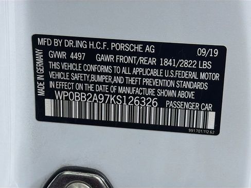 Certified 2019 Porsche 911 Targa 4 GTS image 47