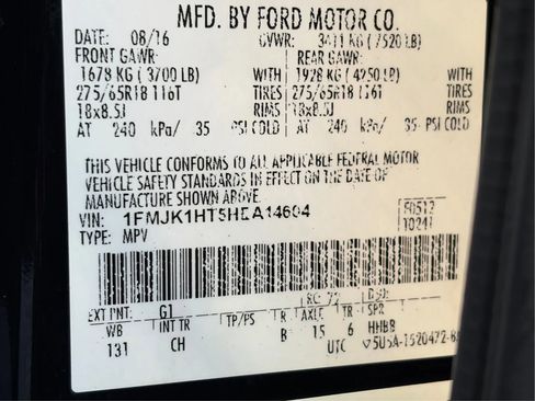 Used 2017 Ford Expedition EL XLT image 22