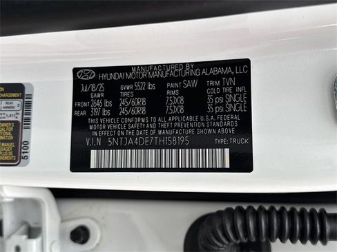 New 2026 Hyundai Santa Cruz SE image 25