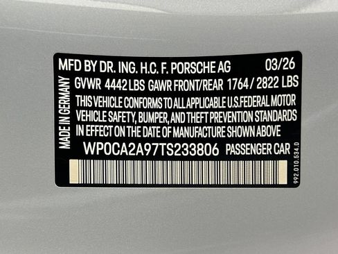 New 2026 Porsche 911 Carrera RWD image 32