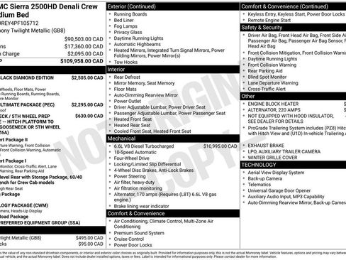 Used 2023 GMC Sierra 2500 Denali w/ Denali Black Diamond Edition image 6