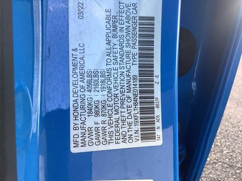 Certified 2022 Honda Civic Sport Touring image 21