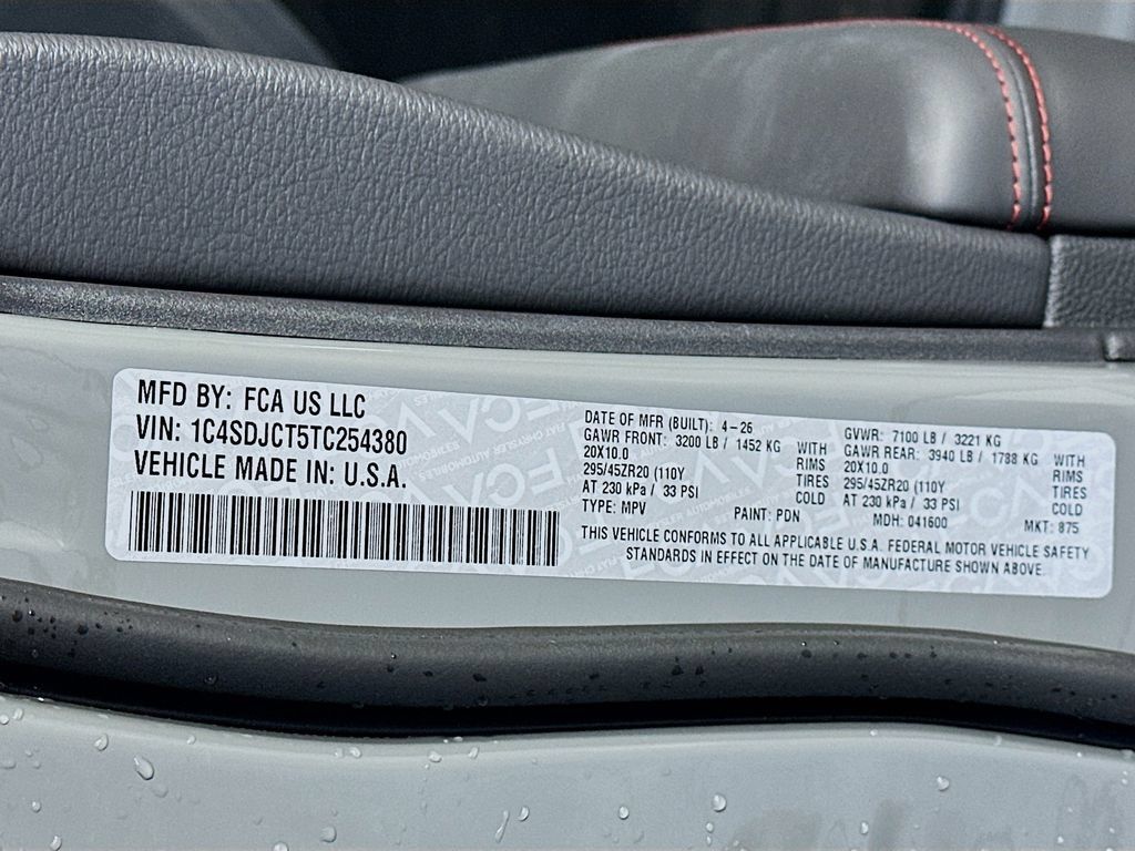 New 2026 Dodge Durango GT w/ Tow 'N Go Package AWD/4WD image 19