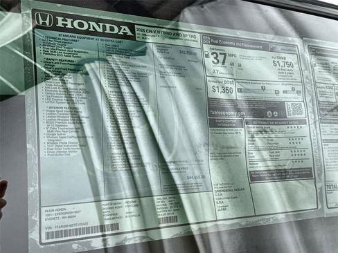 New 2026 Honda CR-V Sport Touring image 33