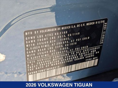 New 2026 Volkswagen Tiguan SE R-Line FWD image 20