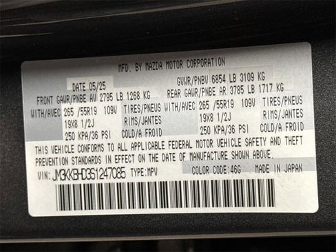 Certified 2025 MAZDA CX-90 3.3 Turbo w/ Preferred Package image 28