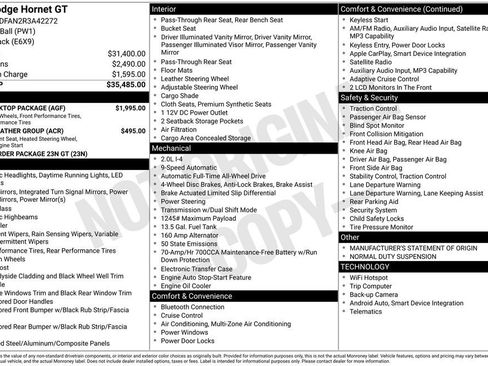 Used 2024 Dodge Hornet GT w/ GT Blacktop Package image 7