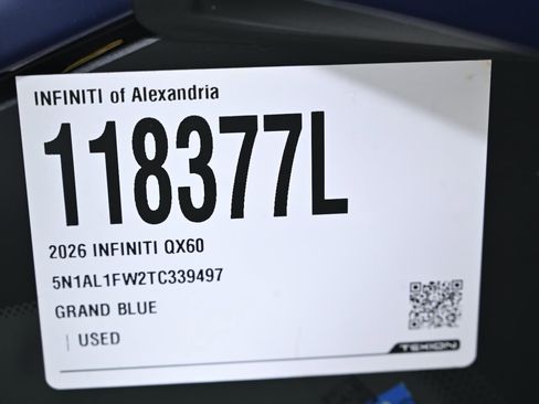 Used 2026 INFINITI QX60 Sport w/ Dark Cargo Package image 35