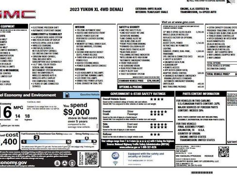 Used 2023 GMC Yukon XL Denali w/ Max Trailering Package image 6