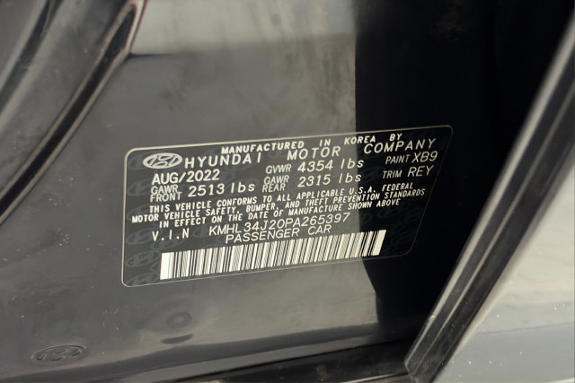 Certified 2023 Hyundai Sonata Limited FWD image 27